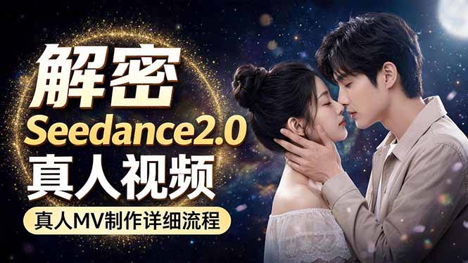 Seedance 2.0电影级真人 MV全流程拆解:提示词、运镜、粒子特效,手把手实操-神游资源网