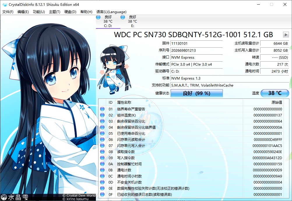 CrystalDiskInfo v9.9.1绿色版-神游资源网-第5张图片