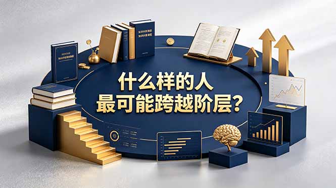 付费文章:什么样的人最可能跨越阶层?具备这五种特质,普通人也能顺利跨越阶层-神游资源网