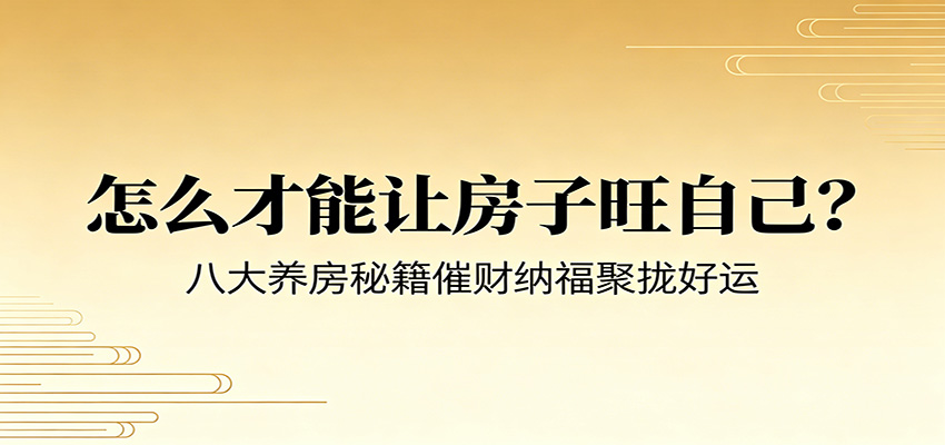 付费文章《怎么才能让房子旺自己?》八大养房秘籍催财纳福聚拢好运-神游资源网