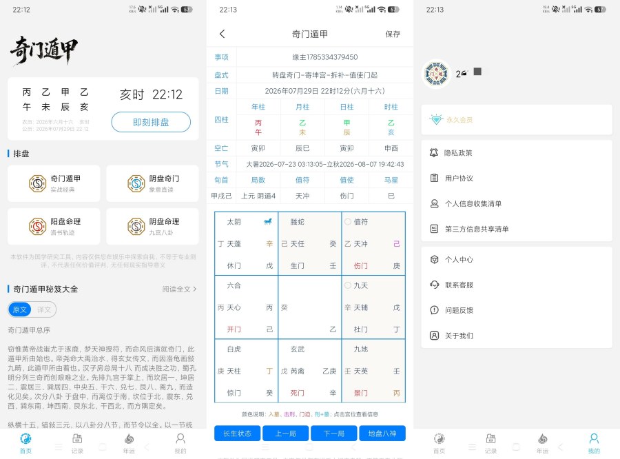 奇门1.0.8精准奇门遁甲排盘|五运六气分析|会员版-神游资源网